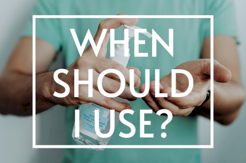 Hand Sanitizer Use Out and About