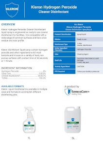 Kleron Hydrogen Peroxide