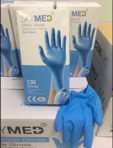 Nitrile Hand gloves available 