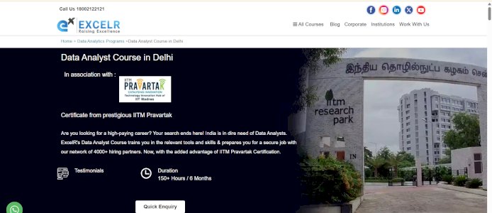 Best Data Analytics Course in Delhi with Placement