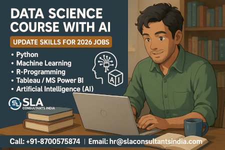 Python Data Science Course in Delhi (6 Months), Update with AI Skills for 2026, by SLA Consultants Delhi, India,