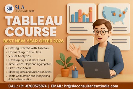 Tableau Training Course in Delhi, 100% Placement[2026] - Power BI Certification, SLA Analytics and Data Science Institute,