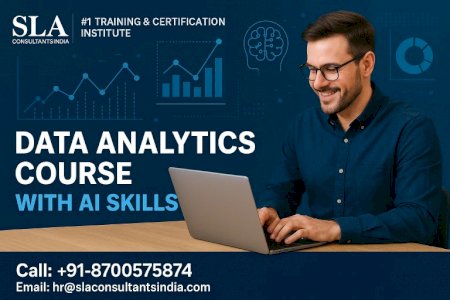 Data Analyst Course in Delhi (5-6 Months), Improve Job with AI Skills in 2026, by SLA Consultants India, Microsoft Certification Support,