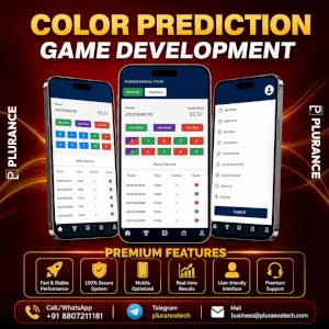 Custom Color Prediction Game Development with Advanced Features 