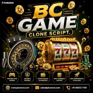 Lead the next generation of crypto gaming with a BC game clone script.