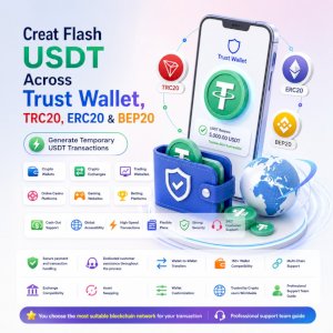 Creat Flash USDT Across Trust Wallet, TRC20, ERC20 & BEP20 